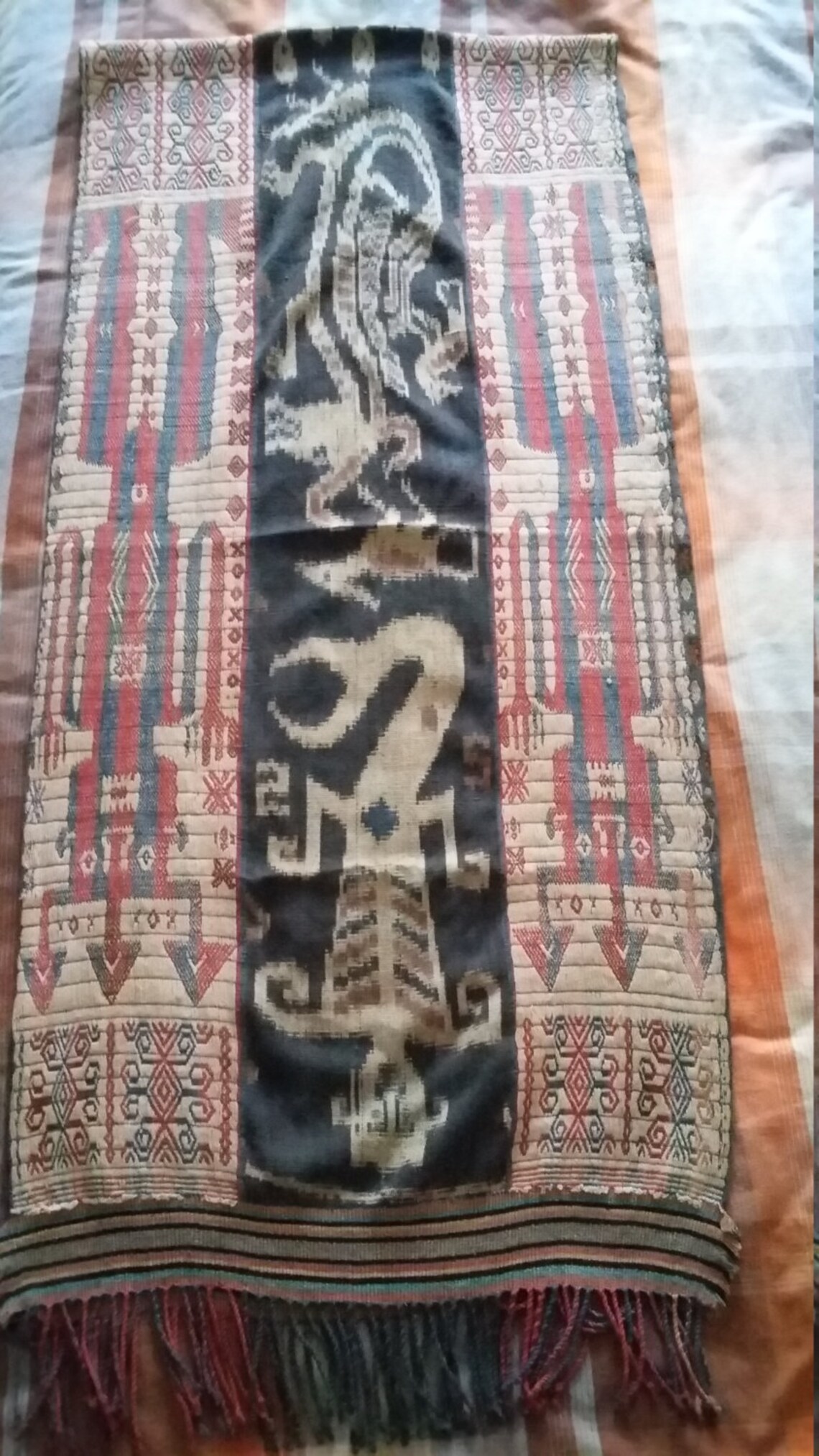 Vintage Indonesian Woven Table Runner Ikat/supplementary Welt | Etsy