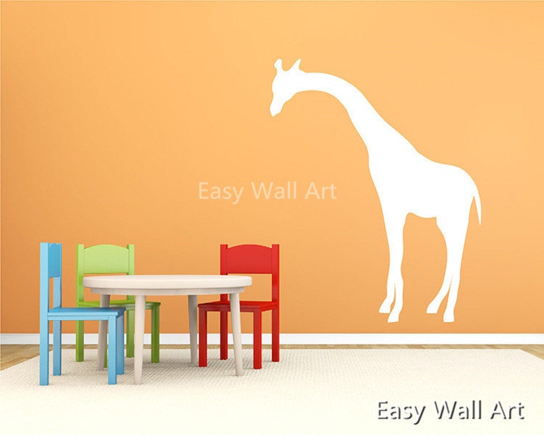 Giraffe Wall Decal Decor Vinyl Art Stickers Animals For Nursery A7