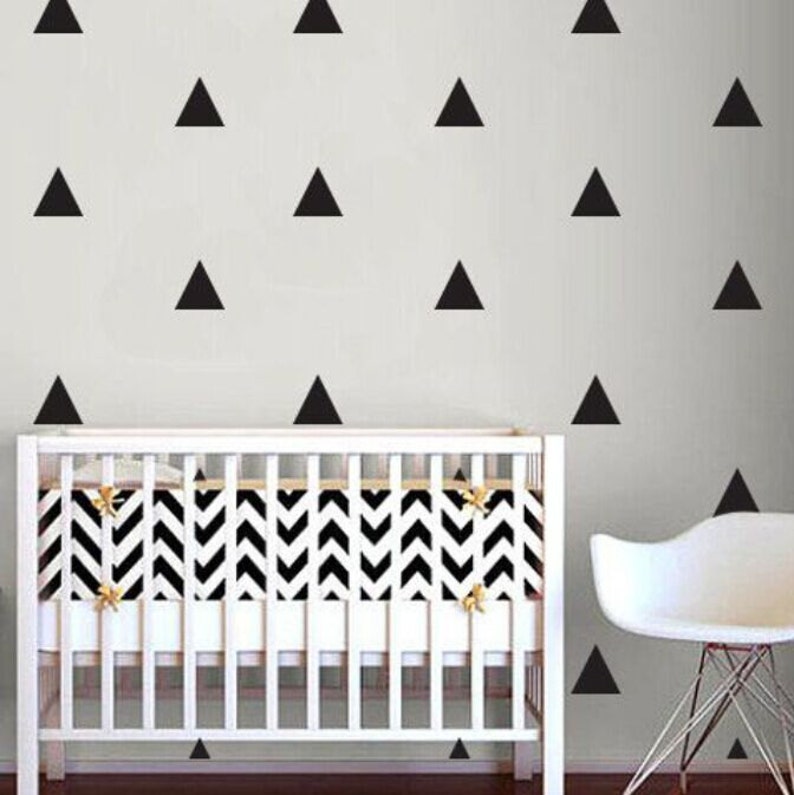 Triangles Wall Decal Triangle Decals Pattern For Bedroom Nursery Living Room Vinyl Art Decor Stickers P8