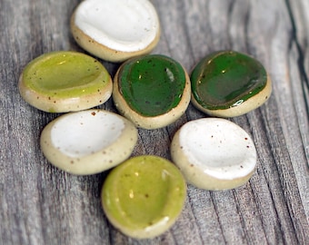 Handmade Ceramic Worry Stone: Pocket Calming Tool