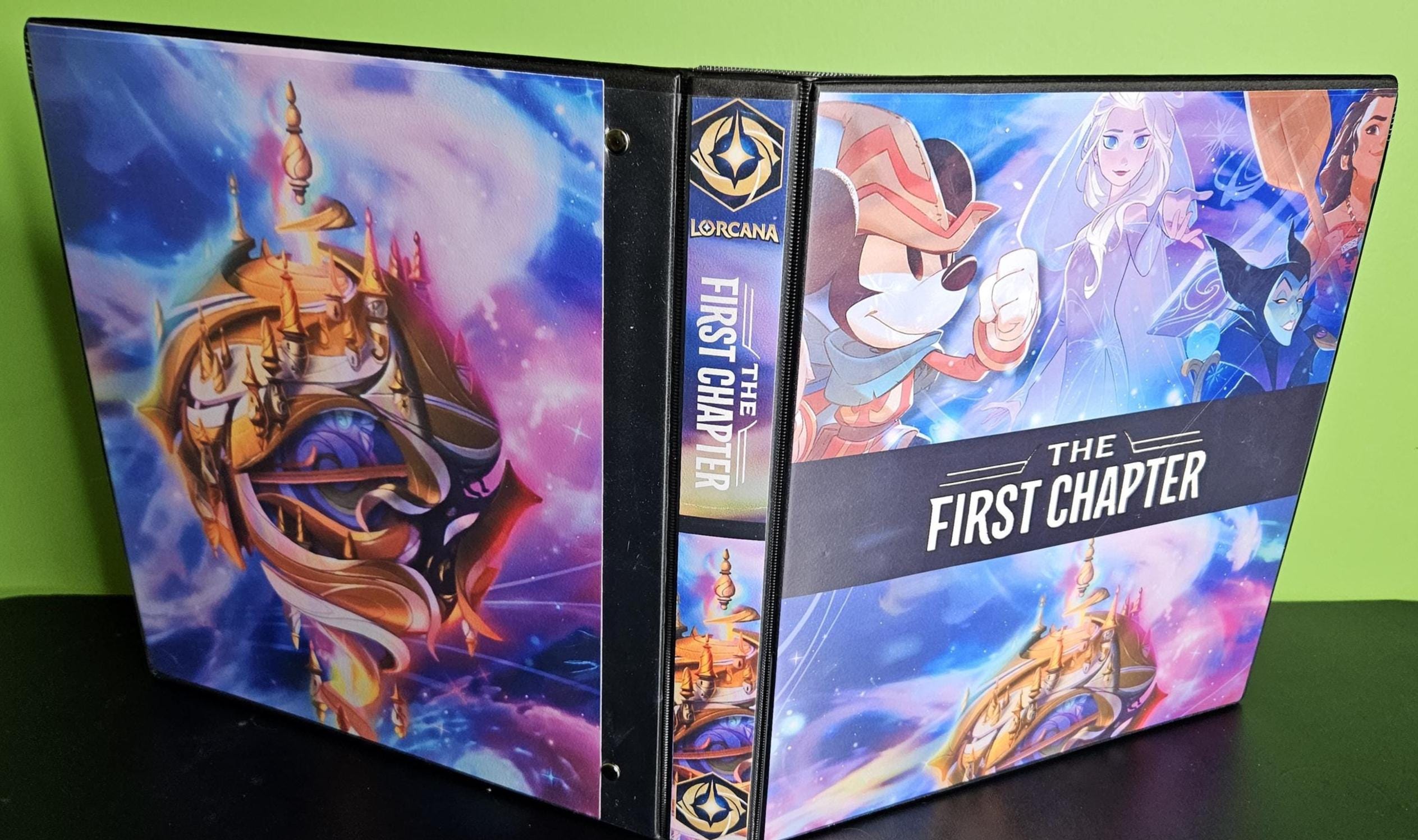 Lorcana Binder! Sort by Set! Binder with Side Pocket Pages and D Ring Center