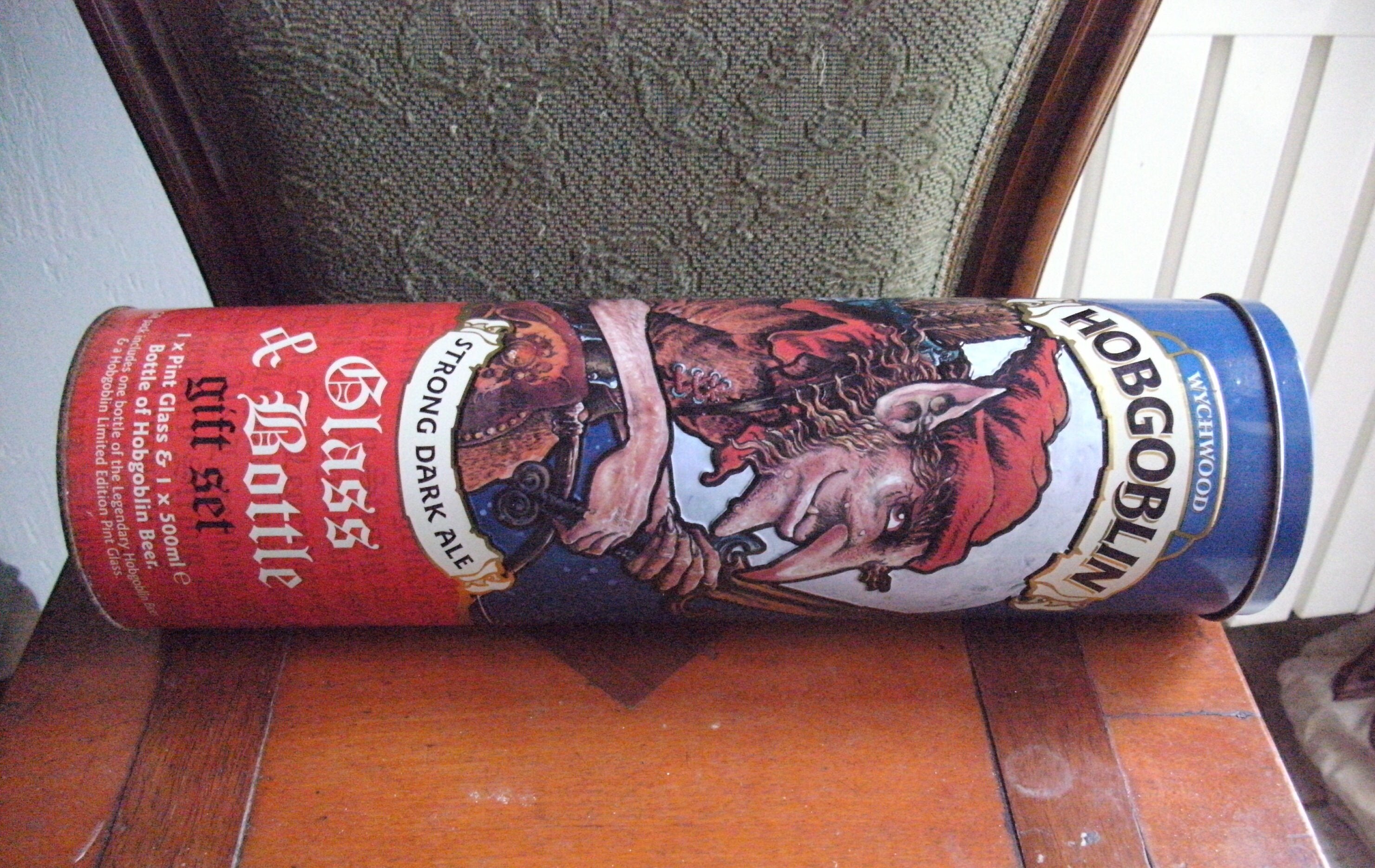 Original, Grand, Vintage, Étain Cylindrique-