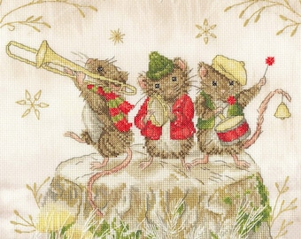 Bothy Threads XSS24 Merry Music Makers Counted Cross Stitch Kit by Sarah Summers