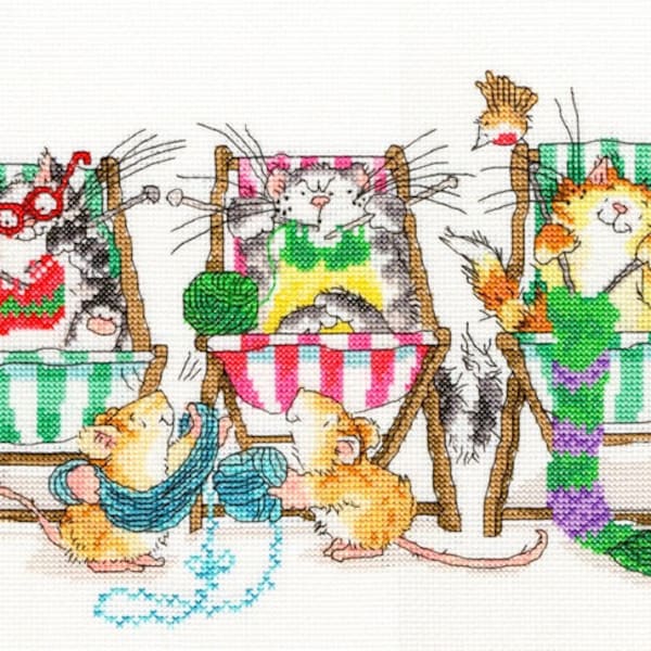 Cat Cross Stitch Etsy