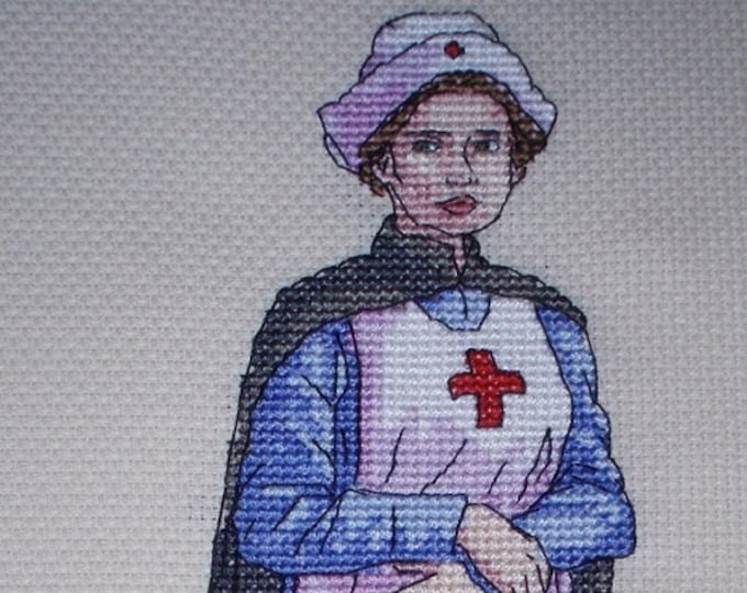 KL141 WW1 Nurse Counted Cross Stitch Kit Etsy UK