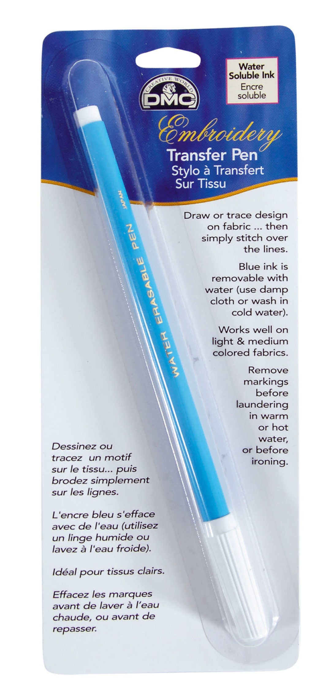 DMC Embroidery Transfer Pen Draw or Trace Design on Fabric - Etsy