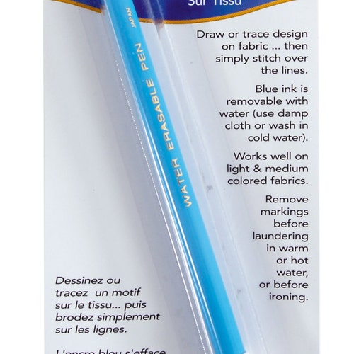 DMC Embroidery Transfer Pen Draw or Trace Design on Fabric Etsy