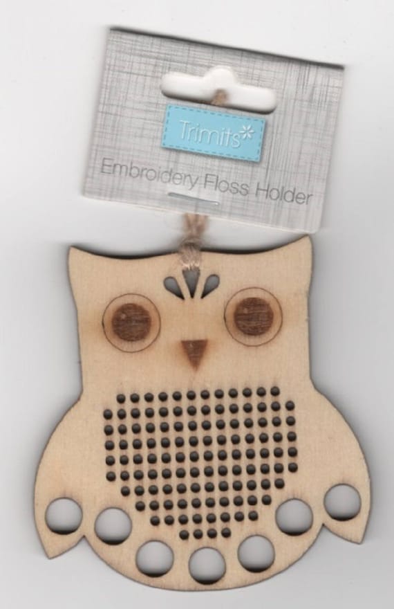 Owl Embroidery Floss Holder Owl Embroidery Floss Holder