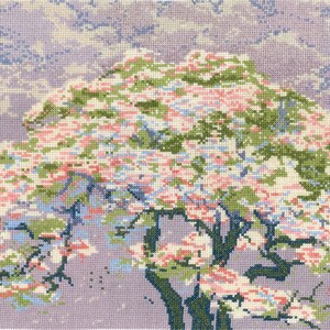 DMC BL1149/73 The British Museum Cross Stitch Kit - A Tree in Blossom by William Giles
