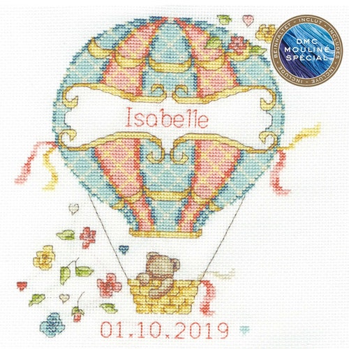 Cross Stitch Kit Baby Boy Sampler Etsy