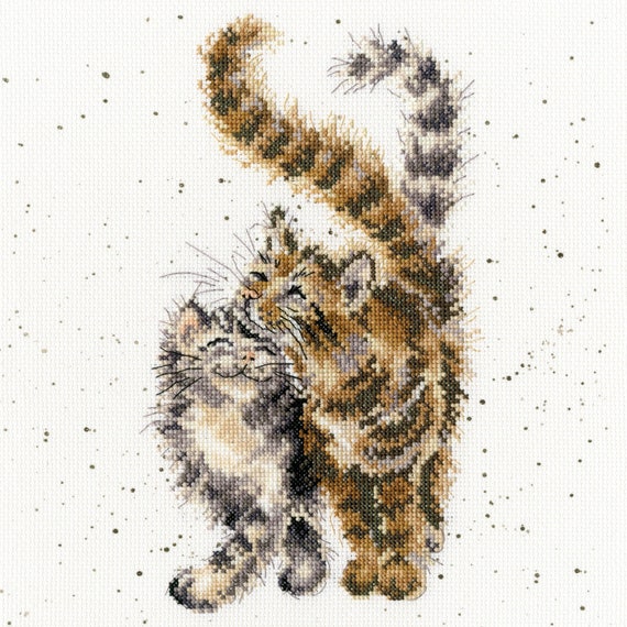 Bothy Threads XHD60 Wrendale Designs Feline Good - Cats Counted Cross  Stitch Kit by Hannah Dale