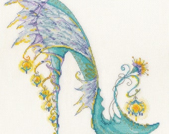 Bothy Threads XSK13 Faerie Ball - Shoe Counted Cross Stitch Kit by Sally King