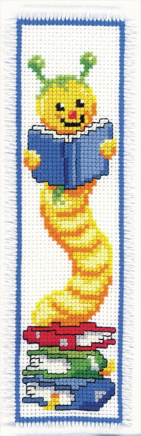 Vervaco Bookworm Counted Cross Stitch Bookmark Kit 