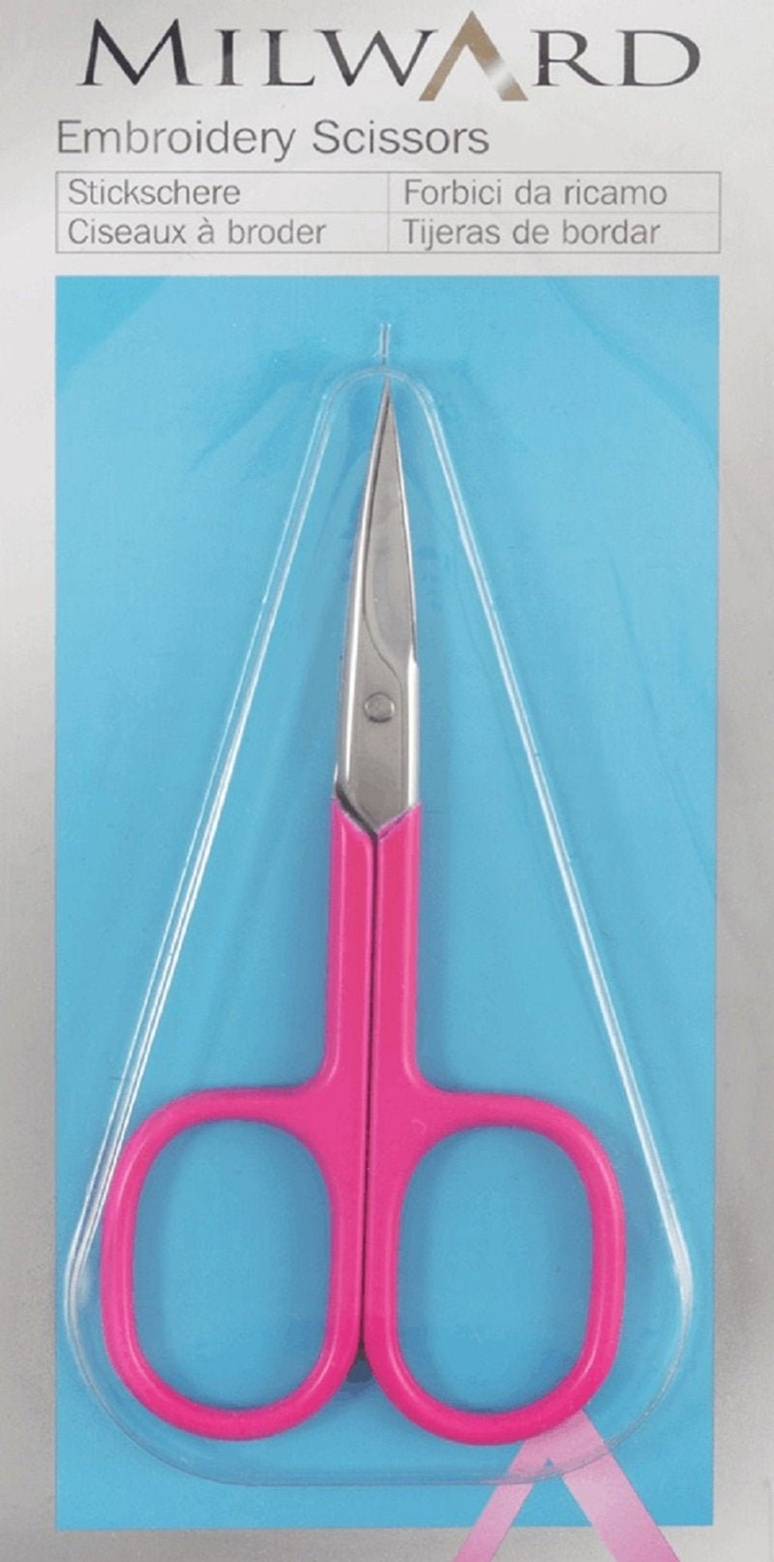 Milward Neon Scissors Pink Embroidery Scissors Approx 10cm Etsy