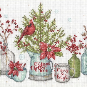 Dimensions Birds and Berries Counted Cross Stitch Kit designed by Lisa Audit