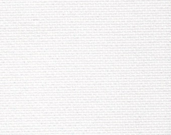 Snow Glitter 14 count Aida Cross Stitch Fabric woven by Zweigart Fat Quarter 50 x 55cm