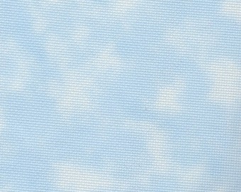 Fabric Flair Cloud Summer Sky 14 count Aida - piece approx 45 x 50cm. Beautiful fabric for cross stitch