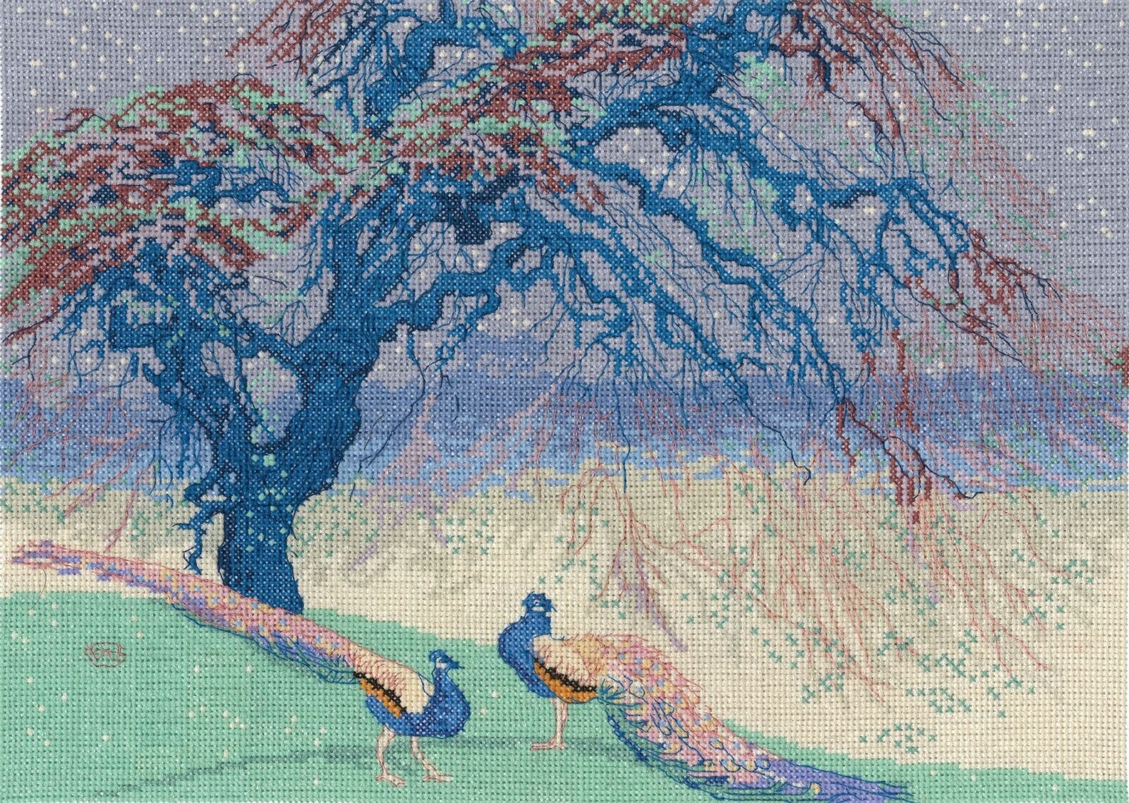 DMC BL1147/73 The British Museum Cross Stitch Kit - When Winter Wanes by William Giles