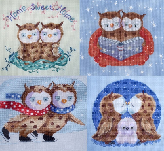 Baby Owl Skater Cross Stitch Kit Baby Owl Skater Cross Stitch Kit