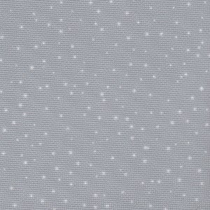May include: A close-up of a gray fabric with a subtle white speckled pattern. The fabric has a slightly textured surface.