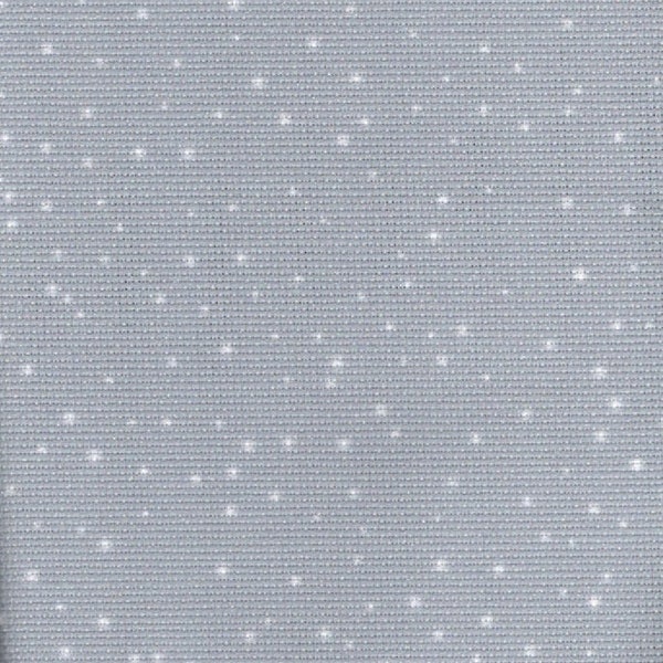 Fabric Flair 14 count Snow on Grey Aida with sparkles - piece approx 45 x 50cm. Great fabric for cross stitch