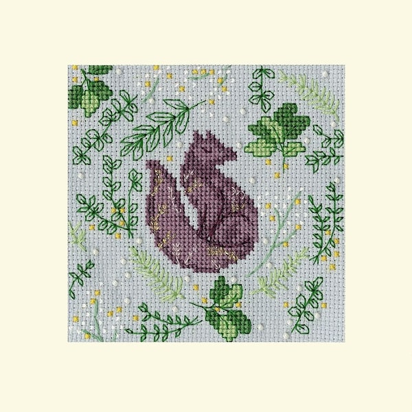Fox Cross Stitch Etsy UK