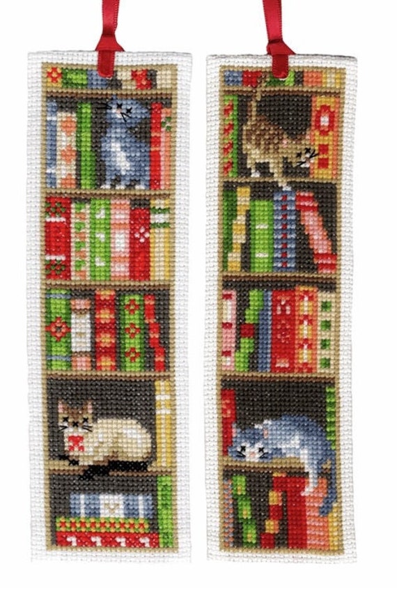 Bookshelf Cross Stitch Pattern Books Cross Stitch Chart Counted