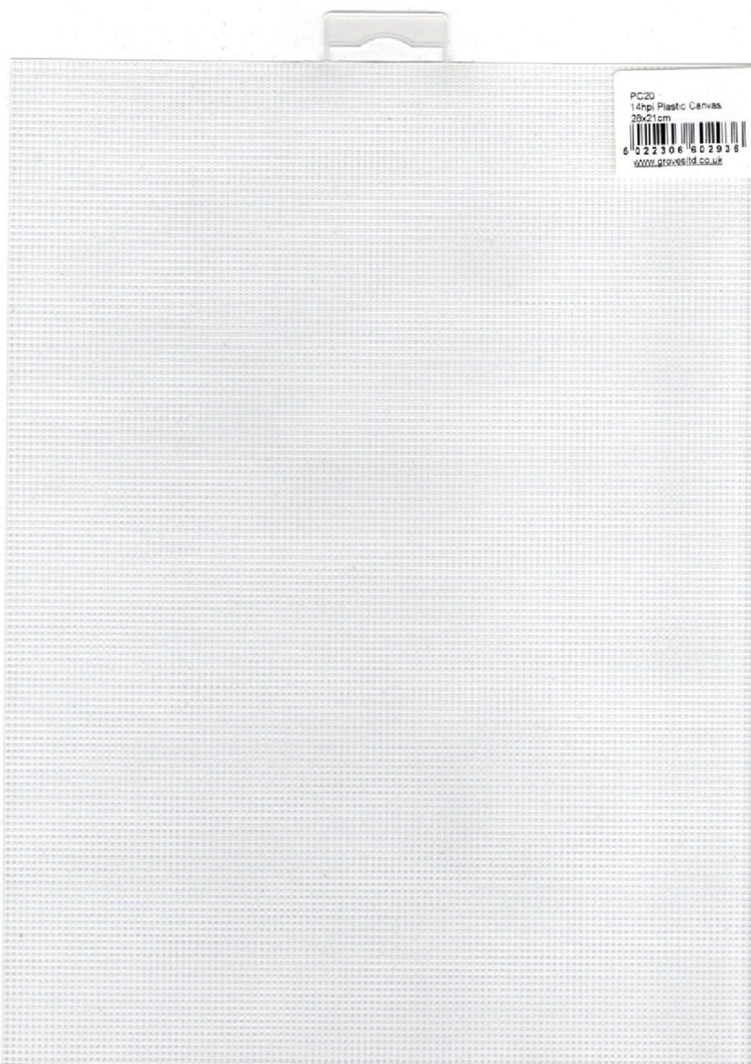 14 Mesh Count White Plastic Canvas Bulk 1 x 8.5 Inch 12 Sheets