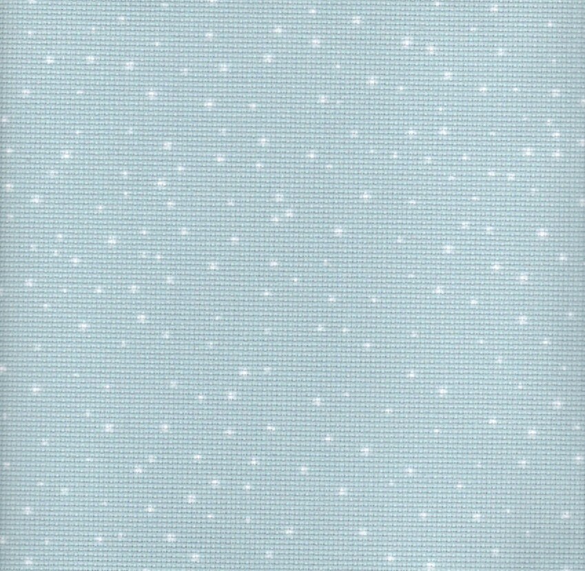Cross Stitch Cloth - Fabric Flair 14 Count Aida - Snow on Blue with Gl –  Happy Little Stitch Shop