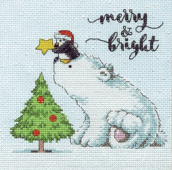 Merry & Bright Cross Stitch Kit Merry & Bright Cross Stitch Kit