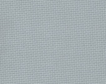 Pewter Grey 14 count Aida Cross Stitch Fabric woven by Zweigart 50 x 55cm