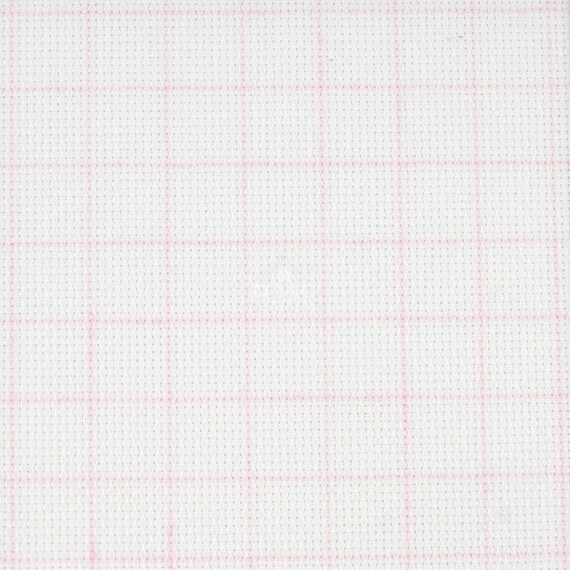 Zweigart Aida 14ct - Pale Pink 50 x 55cm Zweigart Aida 14ct - Pale Pink 50 x 55cm