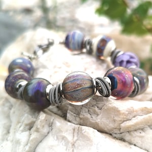 Lampwork Armband Aphrodite aus Muranoglas