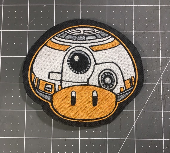 BB8 Droid Iron On Sew On Patch