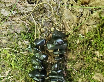 Obsidian Earrings