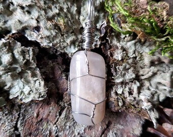 Moonstone Wire - Wrapped Pendant