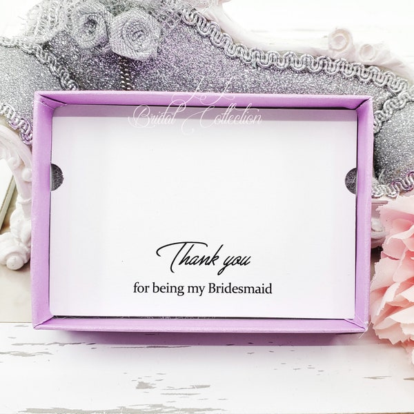 Bridesmaid Bracelet Gift Box, Bridesmaid Message Bracelet Gift Box