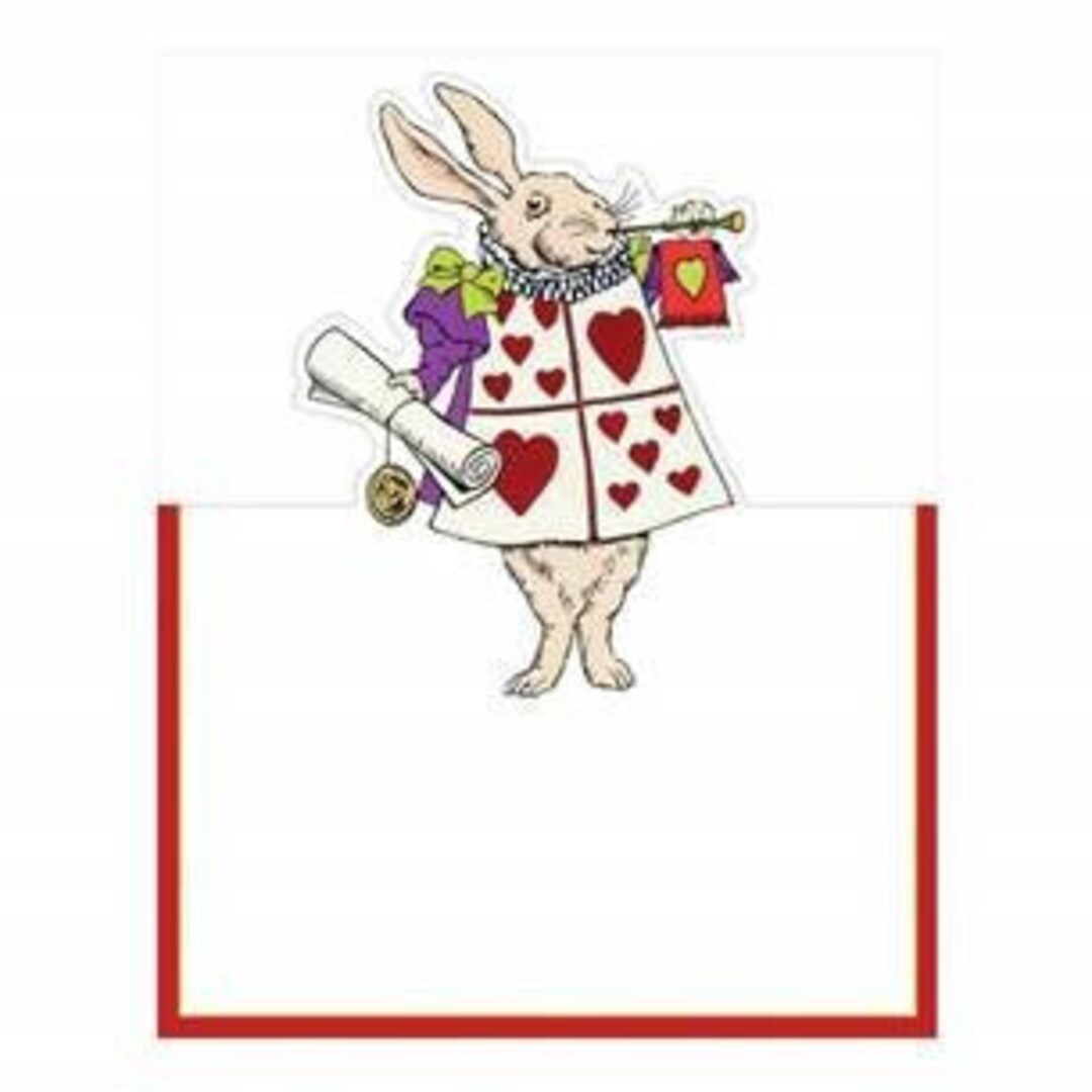 White Rabbit from Alice in Wonderland centerpiece