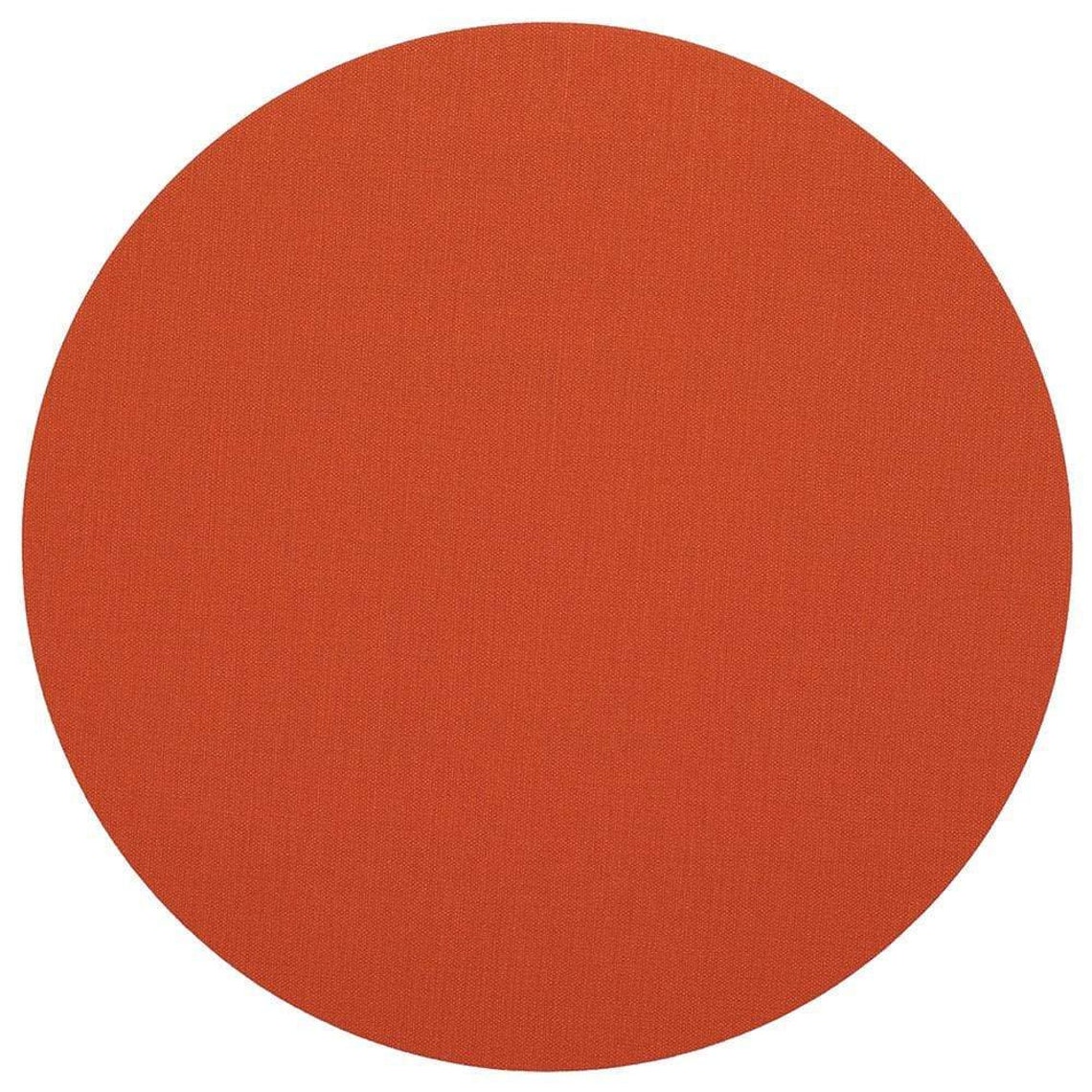 4 X Orange Round Placemats Set Outdoor Dining Decor Etsy