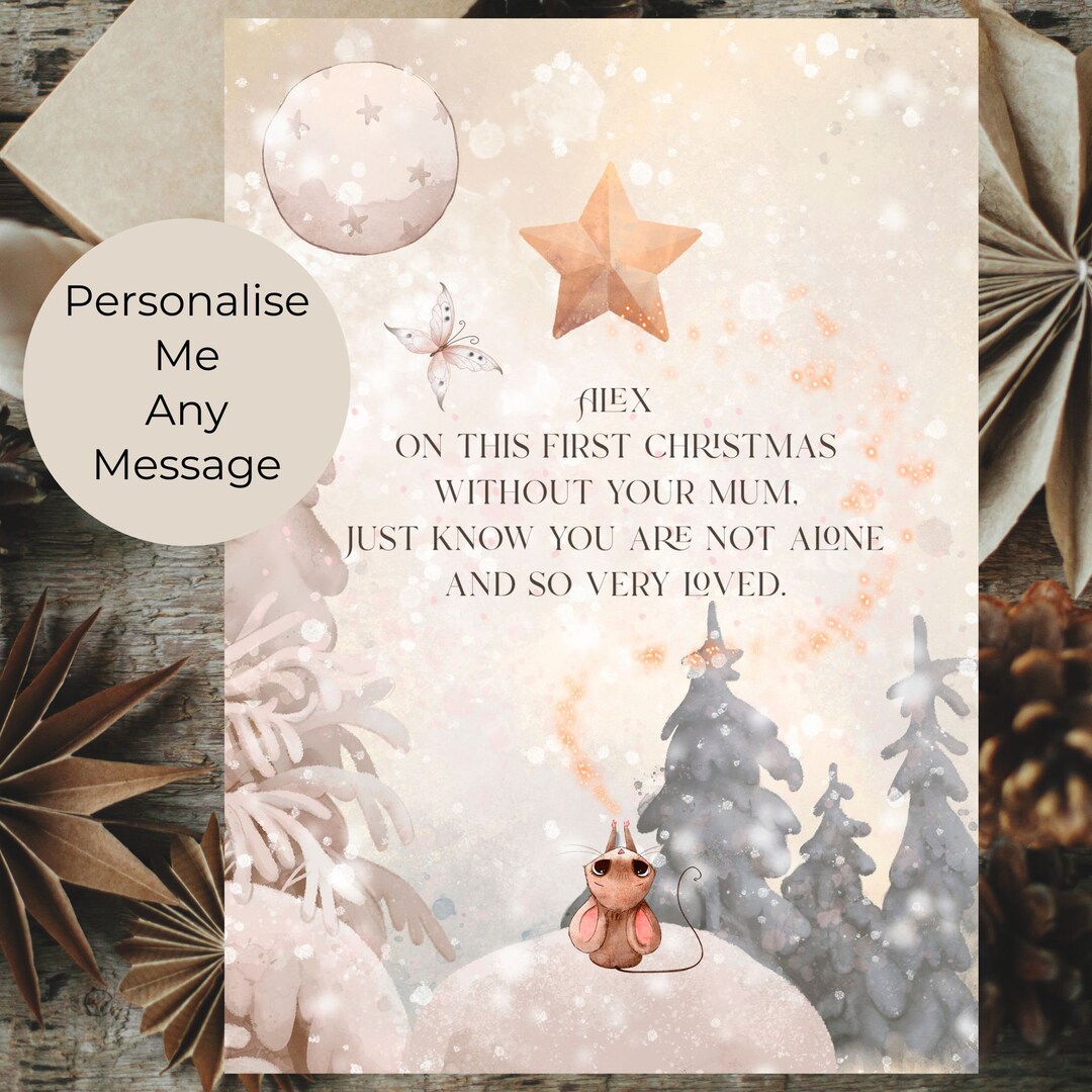 First Christmas Without Mum, You Are Loved Bereavement Christmas