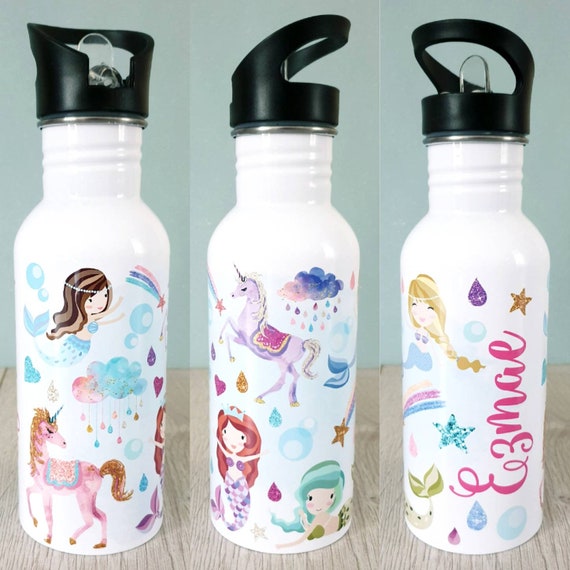 Personalised Girls Water Bottle