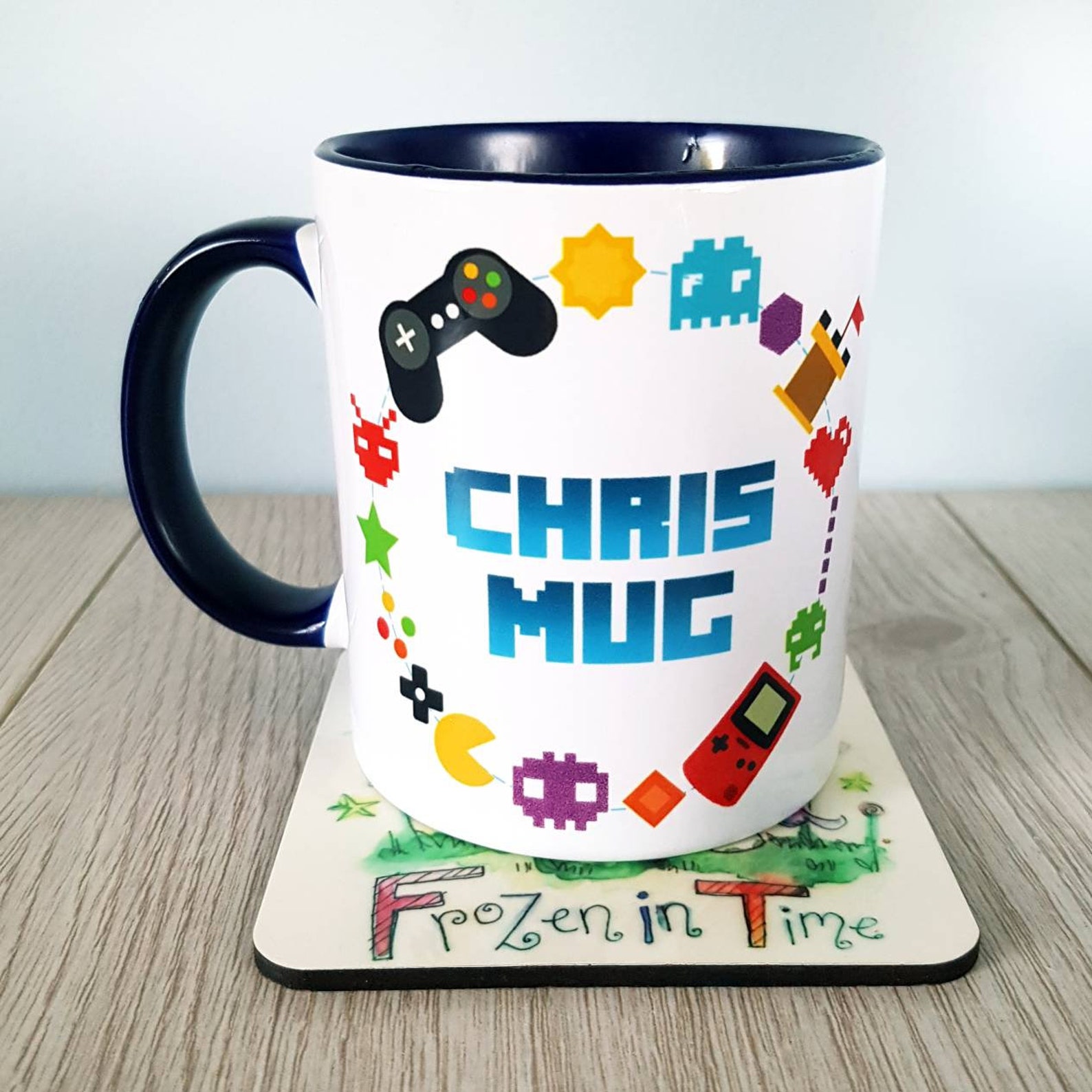 video game ceramic travel mug