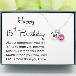 15th Birthday Gift for Girl, Charm Bracelet for 15 Year Old Girl