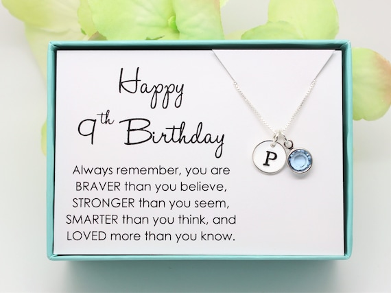 9th Birthday Gift for Girls Daughter 
