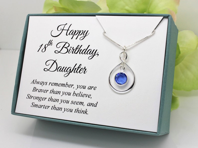 Gift for 18th Birthday Gift for Daughter Sterling Silver
