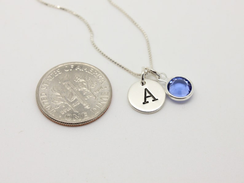 11th Birthday Gift for 11 Year Old Girl Birthstone Necklace Etsy