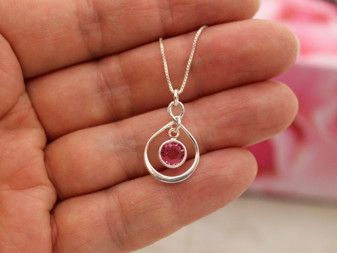 18th birthday gift for girl 925 sterling silver Swarovski Etsy