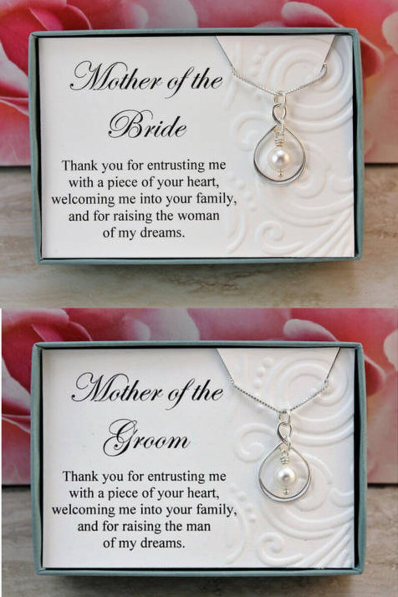 Mother of the Groom Necklace Gift From Bride Sterling Silver Etsy Mother of the Groom Necklace Gift From Bride Sterling Silver Etsy