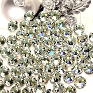 1440 ss16 VDD Premium Glass Crystal Clear NON Hotfix Flatback Rhinestones Glitte