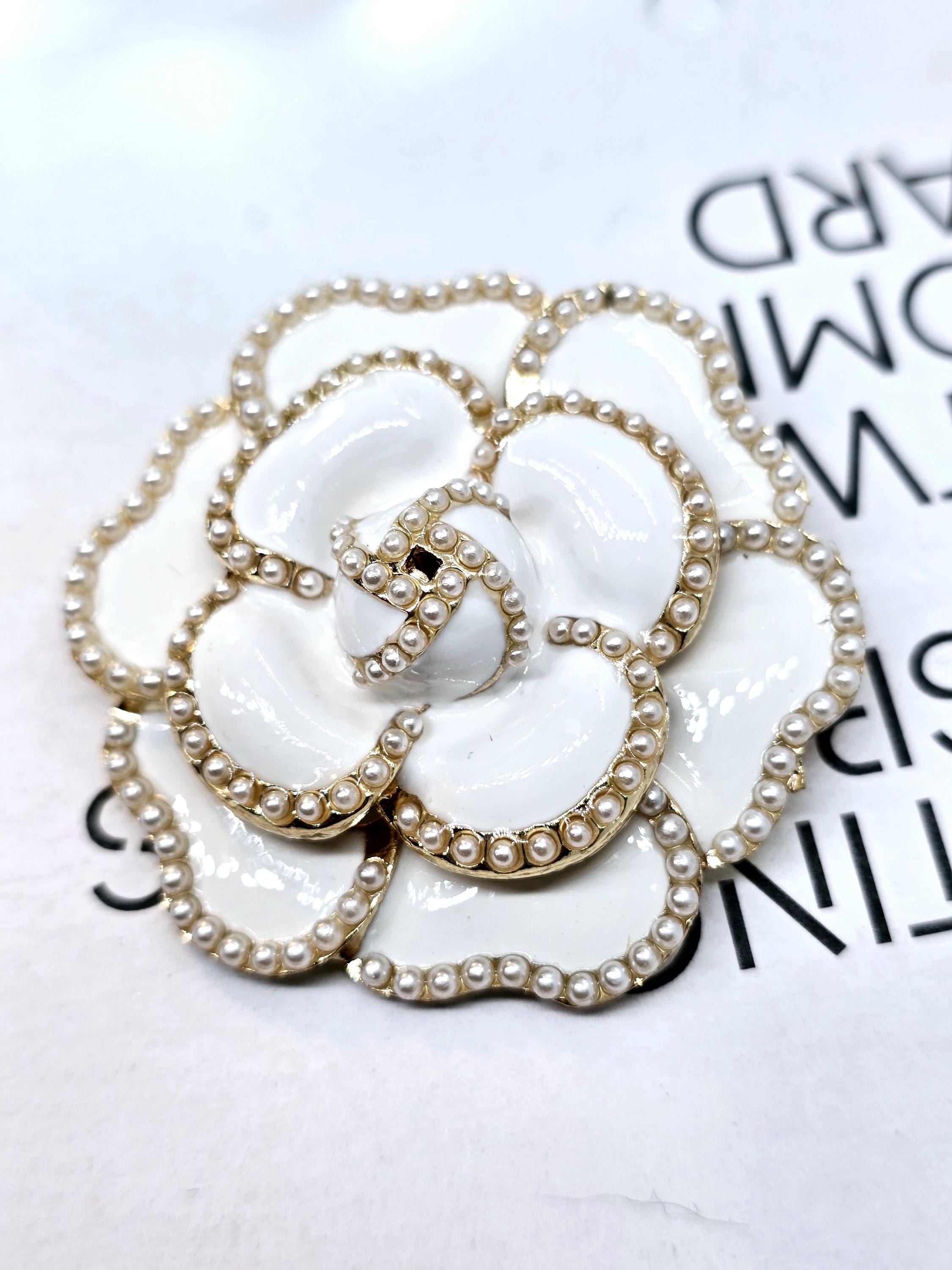 【CHANEL】ENAMEL FLORAL BROOCH エナメル フローラル ブローチ CHANEL Enamel Fashion Brooches & Pins for sale - eBay